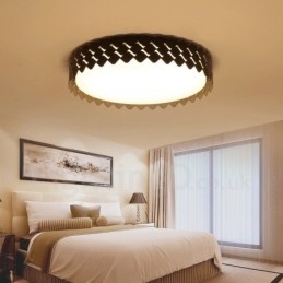 Designer Touch Decorative Modern Contemporary Integrated Metal Flush Mount Light
