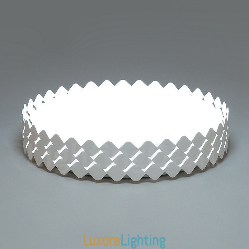 Designer Touch Decorative Modern Contemporary Integrated Metal Flush Mount Light