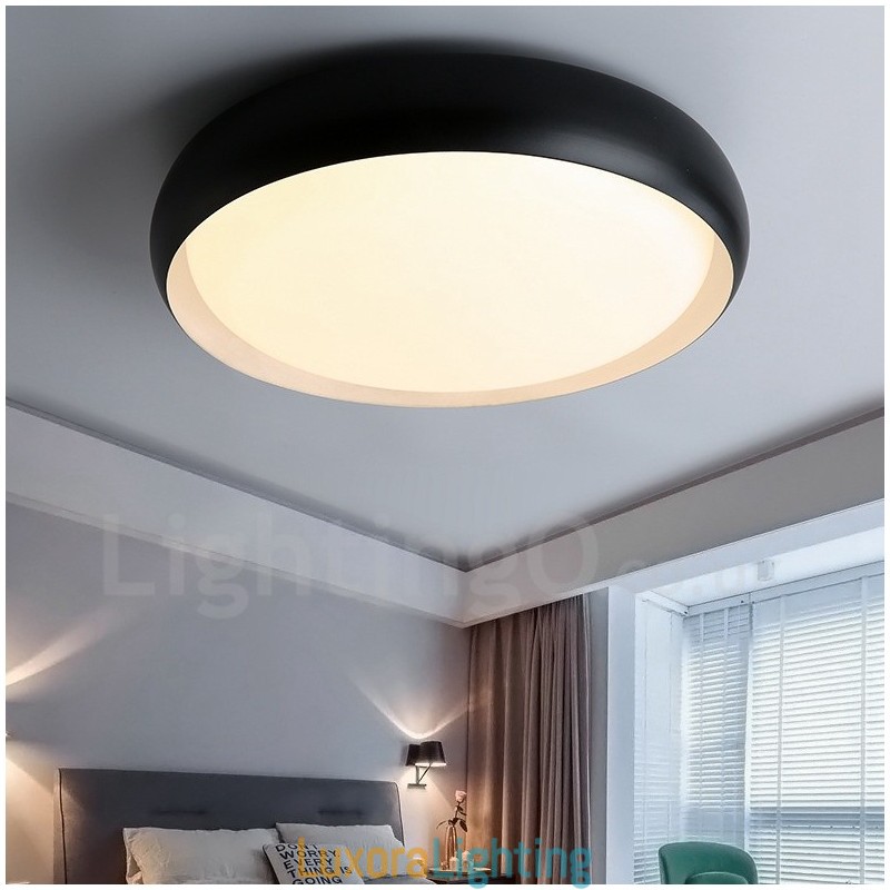 Designer Touch Decorative Modern Contemporary Integrated Metal Flush Mount Light