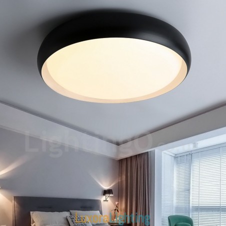 Designer Touch Decorative Modern Contemporary Integrated Metal Flush Mount Light