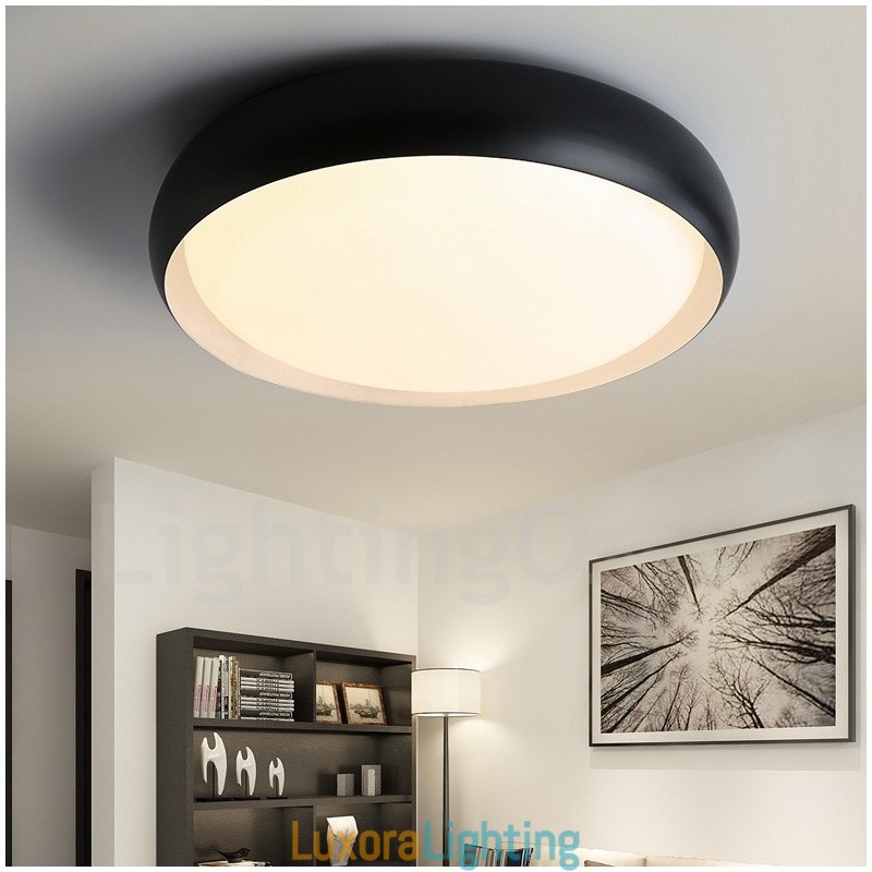 Designer Touch Decorative Modern Contemporary Integrated Metal Flush Mount Light