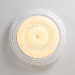 Designer Touch Decorative Modern Contemporary Integrated Metal Flush Mount Light