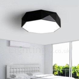 Designer Touch Decorative Modern Contemporary Integrated Metal Flush Mount Light