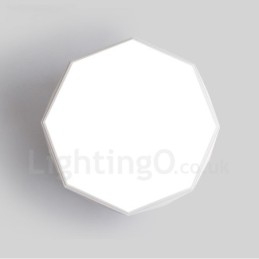 Designer Touch Decorative Modern Contemporary Integrated Metal Flush Mount Light