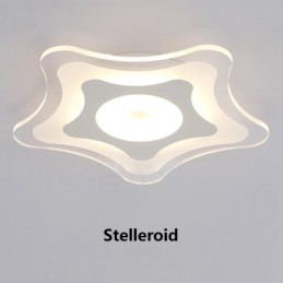 Designer Touch Decorative Modern Contemporary Integrated Metal Flush Mount Light