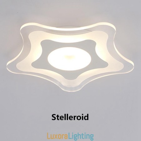 Designer Touch Decorative Modern Contemporary Integrated Metal Flush Mount Light