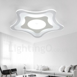 Designer Touch Decorative Modern Contemporary Integrated Metal Flush Mount Light