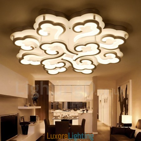 Designer Touch Decorative 12 Light Modern Contemporary Integrated 1Flush Mount Light