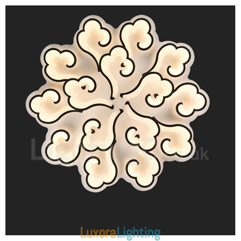 Designer Touch Decorative 15 Light Modern Contemporary Integrated 1Flush Mount Light