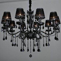 Designer Touch Decorative Chandelier Crystal Modern Contemporary Crystal 10 Light Metal