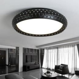 Designer Touch Decorative Modern Contemporary Integrated Metal Flush Mount Light