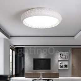 Designer Touch Decorative Modern Contemporary Integrated Metal Flush Mount Light