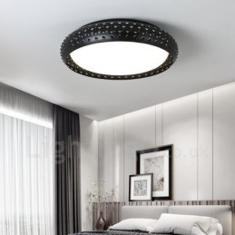 Designer Touch Decorative Modern Contemporary Integrated Metal Flush Mount Light