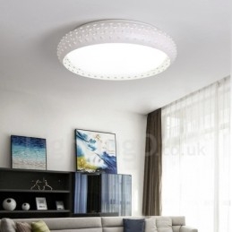 Designer Touch Decorative Modern Contemporary Integrated Metal Flush Mount Light