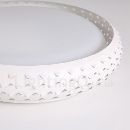 Designer Touch Decorative Modern Contemporary Integrated Metal Flush Mount Light