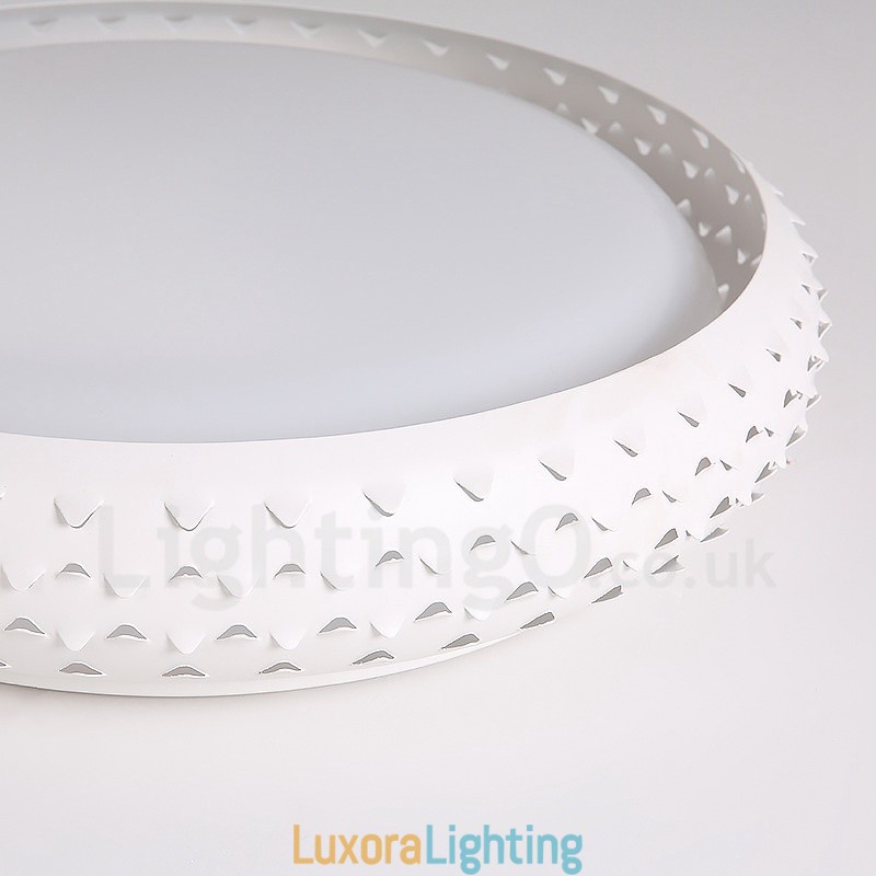 Designer Touch Decorative Modern Contemporary Integrated Metal Flush Mount Light