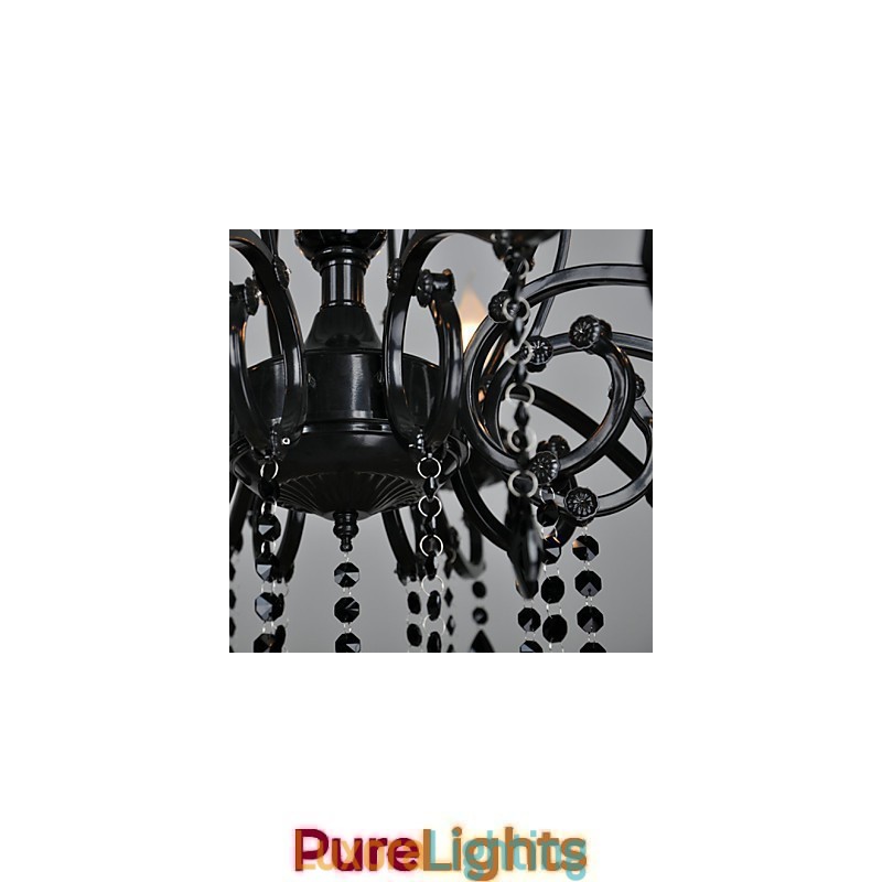 Designer Touch Decorative Chandelier Crystal Modern Contemporary Crystal 10 Light Metal