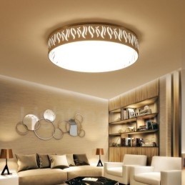 Designer Touch Decorative Modern Contemporary Integrated Metal Flush Mount Light
