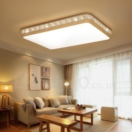 Designer Touch Decorative Modern Contemporary Integrated Metal Flush Mount Light