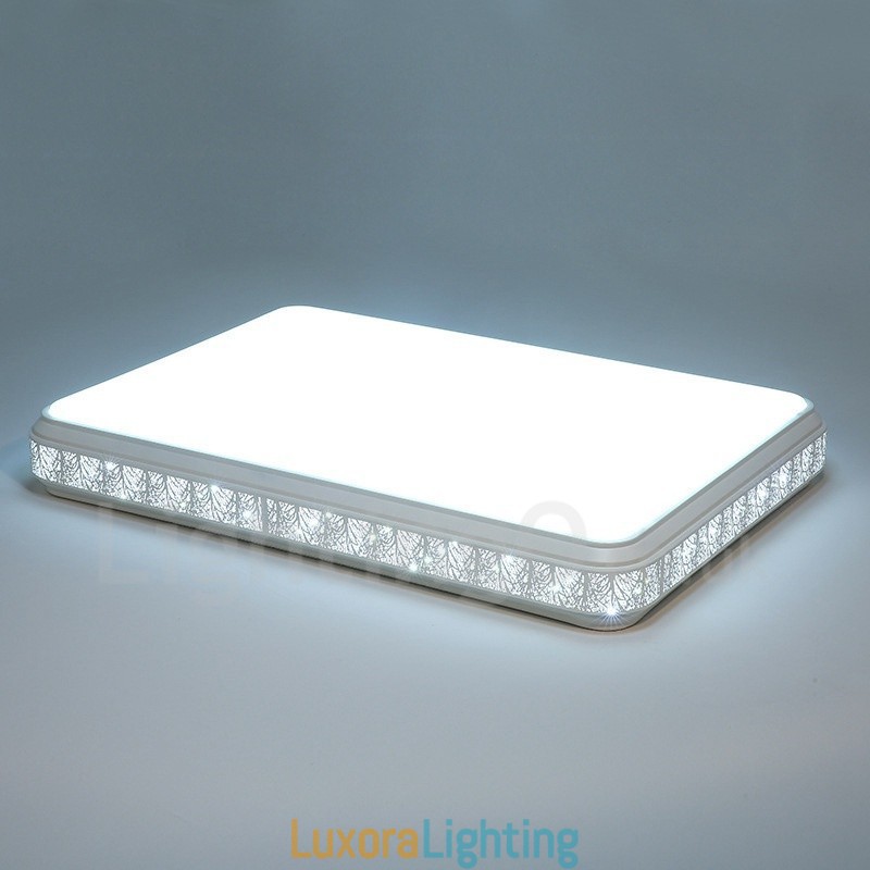 Designer Touch Decorative Modern Contemporary Integrated Metal Flush Mount Light