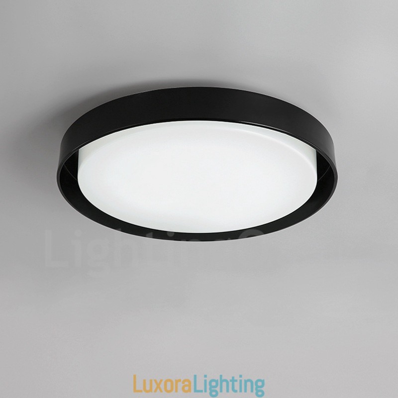 Designer Touch Decorative Modern Contemporary Integrated Metal Flush Mount Light