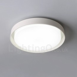 Designer Touch Decorative Modern Contemporary Integrated Metal Flush Mount Light
