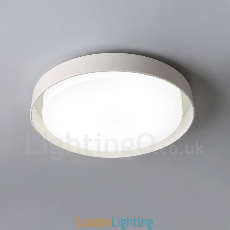 Designer Touch Decorative Modern Contemporary Integrated Metal Flush Mount Light