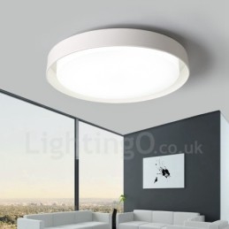 Designer Touch Decorative Modern Contemporary Integrated Metal Flush Mount Light