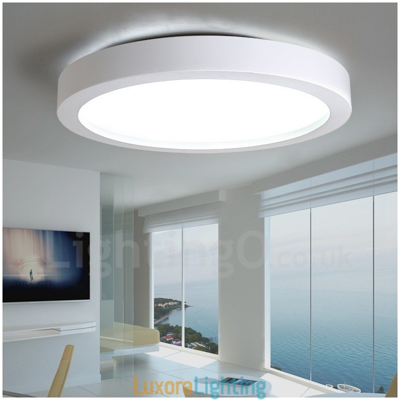 Designer Touch Decorative Modern Contemporary Integrated Metal Flush Mount Light
