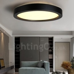 Designer Touch Decorative Modern Contemporary Integrated Metal Flush Mount Light