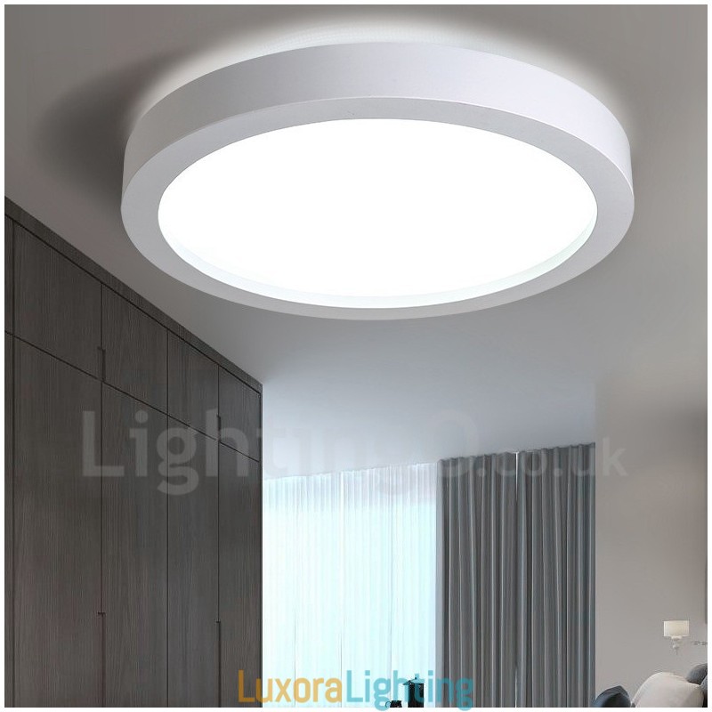 Designer Touch Decorative Modern Contemporary Integrated Metal Flush Mount Light