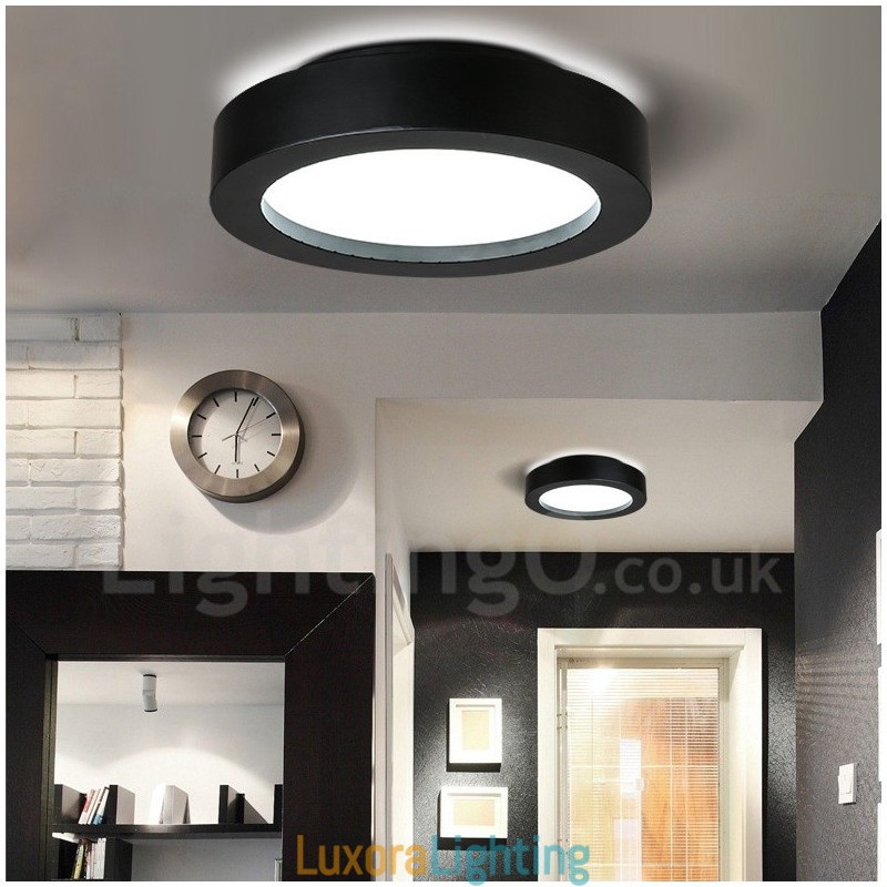 Designer Touch Decorative Modern Contemporary Integrated Metal Flush Mount Light