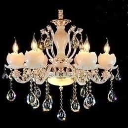 Designer Touch Decorative Luxury European Style Zinc Alloy Jade Crystal Pendant