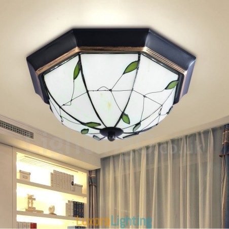 Designer Touch Decorative Mediterranean Style Integrated Flush Mount Light