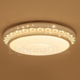 Designer Touch Decorative Modern Contemporary Integrated Metal Flush Mount Light