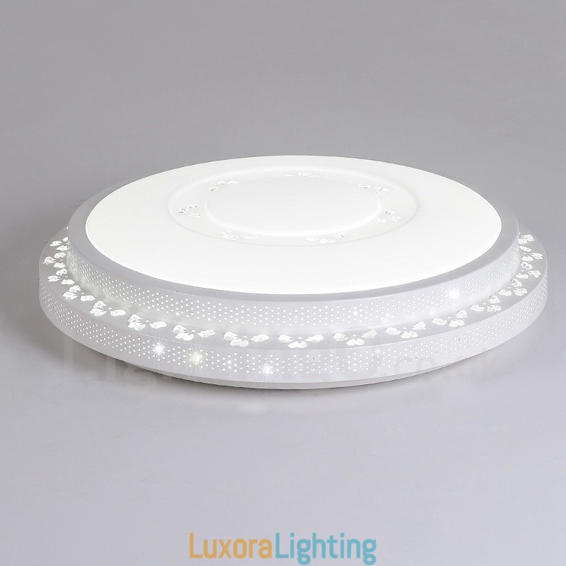 Designer Touch Decorative Modern Contemporary Integrated Metal Flush Mount Light