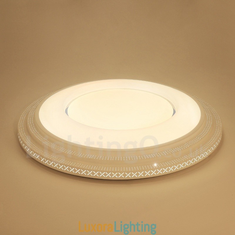 Designer Touch Decorative Modern Contemporary Integrated Metal Flush Mount Light