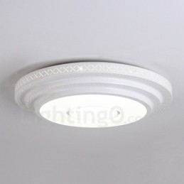 Designer Touch Decorative Modern Contemporary Integrated Metal Flush Mount Light