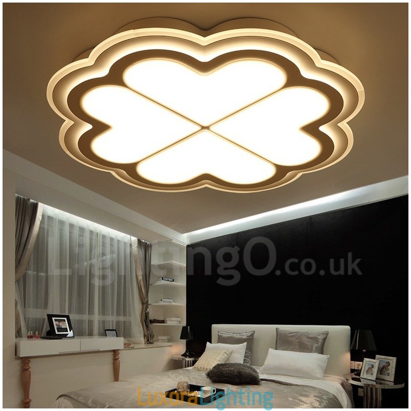 Designer Touch Decorative Modern Contemporary Integrated Metal Flush Mount Light