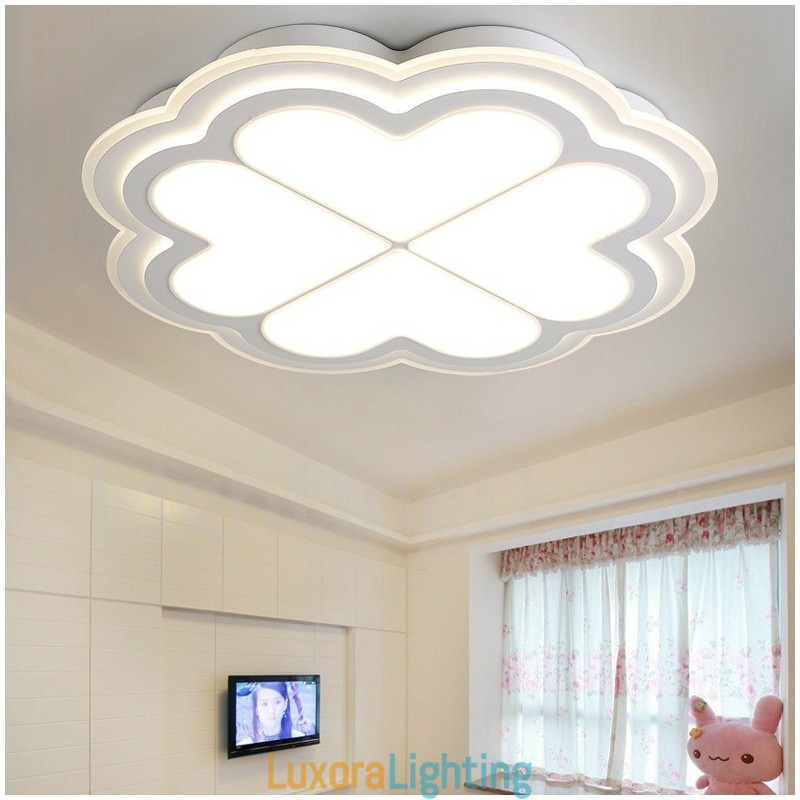 Designer Touch Decorative Modern Contemporary Integrated Metal Flush Mount Light