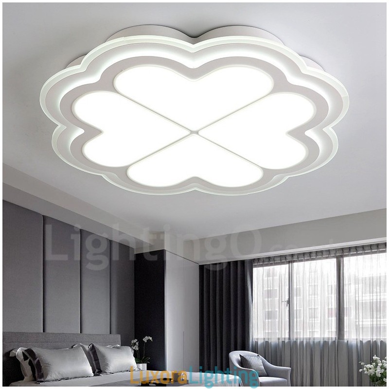 Designer Touch Decorative Modern Contemporary Integrated Metal Flush Mount Light