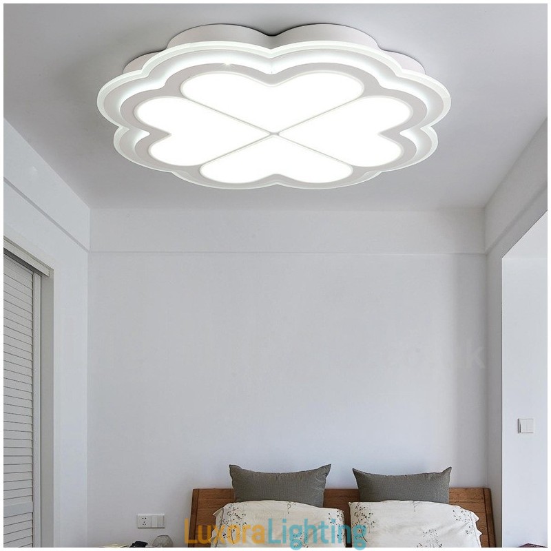 Designer Touch Decorative Modern Contemporary Integrated Metal Flush Mount Light