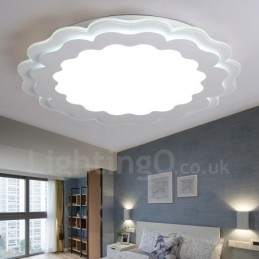 Designer Touch Decorative Modern Contemporary Integrated Metal Flush Mount Light