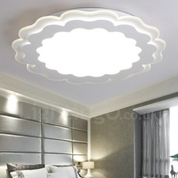 Designer Touch Decorative Modern Contemporary Integrated Metal Flush Mount Light