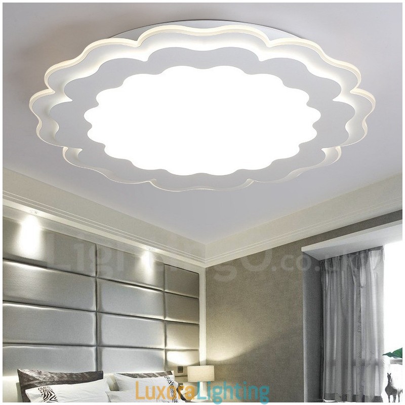 Designer Touch Decorative Modern Contemporary Integrated Metal Flush Mount Light