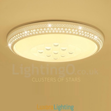 Designer Touch Decorative Modern Contemporary Integrated Flush Mount Light