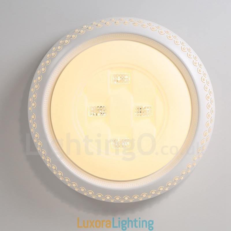 Designer Touch Decorative Modern Contemporary Integrated Flush Mount Light