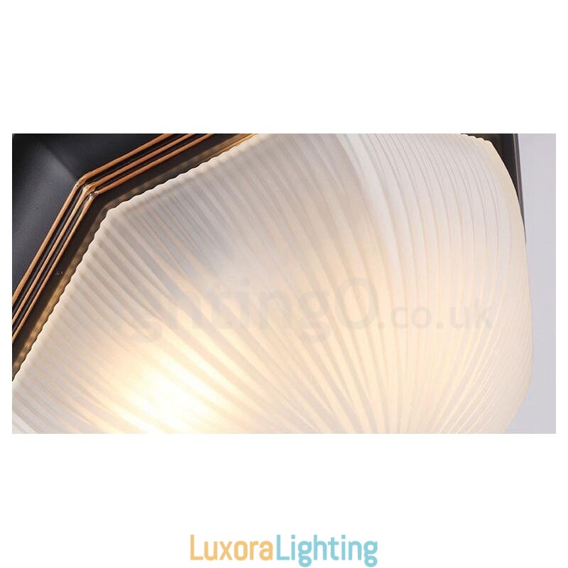 Designer Touch Decorative Rustic Lodge Integrated Flush Mount Light