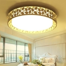 Designer Touch Decorative Modern Contemporary Integrated Metal Flush Mount Light