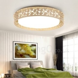 Designer Touch Decorative Modern Contemporary Integrated Metal Flush Mount Light